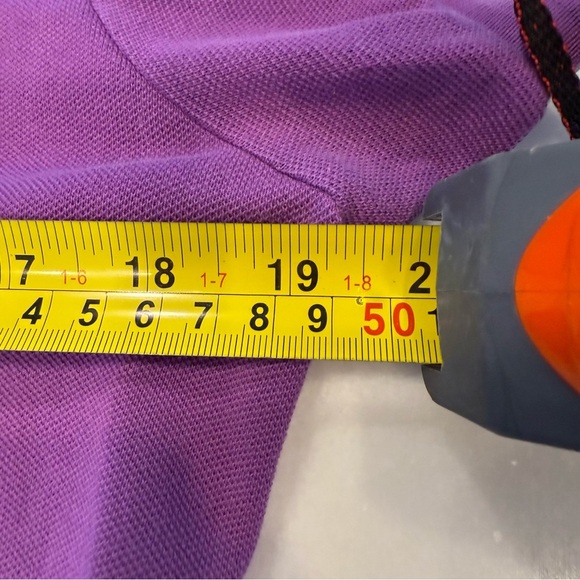 Ralph Lauren Women’s Big Pony Polo Purple Shirt Classic RL Size Large - Picture 9 of 10